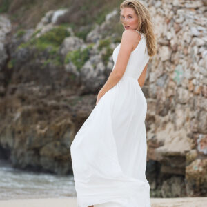 Langes Standesamtkleid 2019 A7115L 5 Fashion Queen GmbH