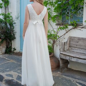 Langes Umstandskleid Ivory Kollektion 2020 A7219 6 Fashion Queen GmbH