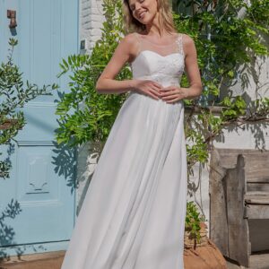 Langes Umstandskleid Ivory Kollektion 2020 A7221l 2 Fashion Queen GmbH