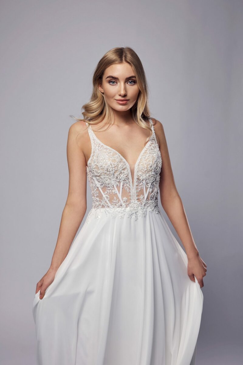 Amera Vera Light 2023 Brautkleid Standesamtkleid AL101 (2) Fashion Queen GmbH