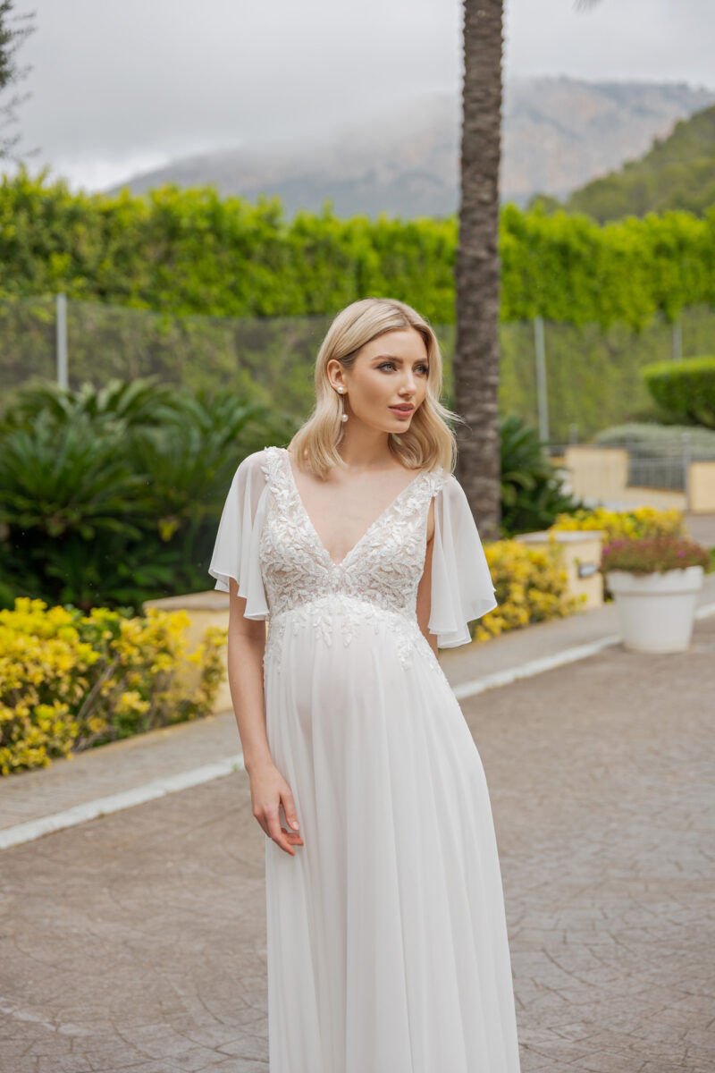 Mami Love Kollektion 2026 Brautkleid Umstandskleid BS525 (5) Fashion Queen
