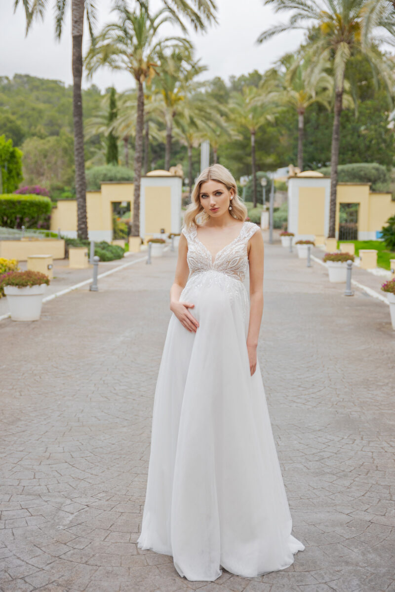 Mami Love Kollektion 2026 Brautkleid Umstandskleid BS528 (1) Fashion Queen