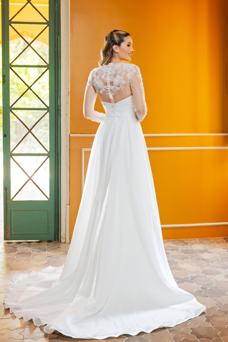 Miss Beautiful Bride Kollektion 2026 Brautkleid Umstandskleid MGB250 (3) Fashion Queen