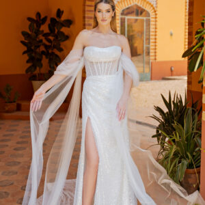 Miss Beautiful Bride Kollektion 2026 Brautkleid Umstandskleid MGB256 (1) Fashion Queen