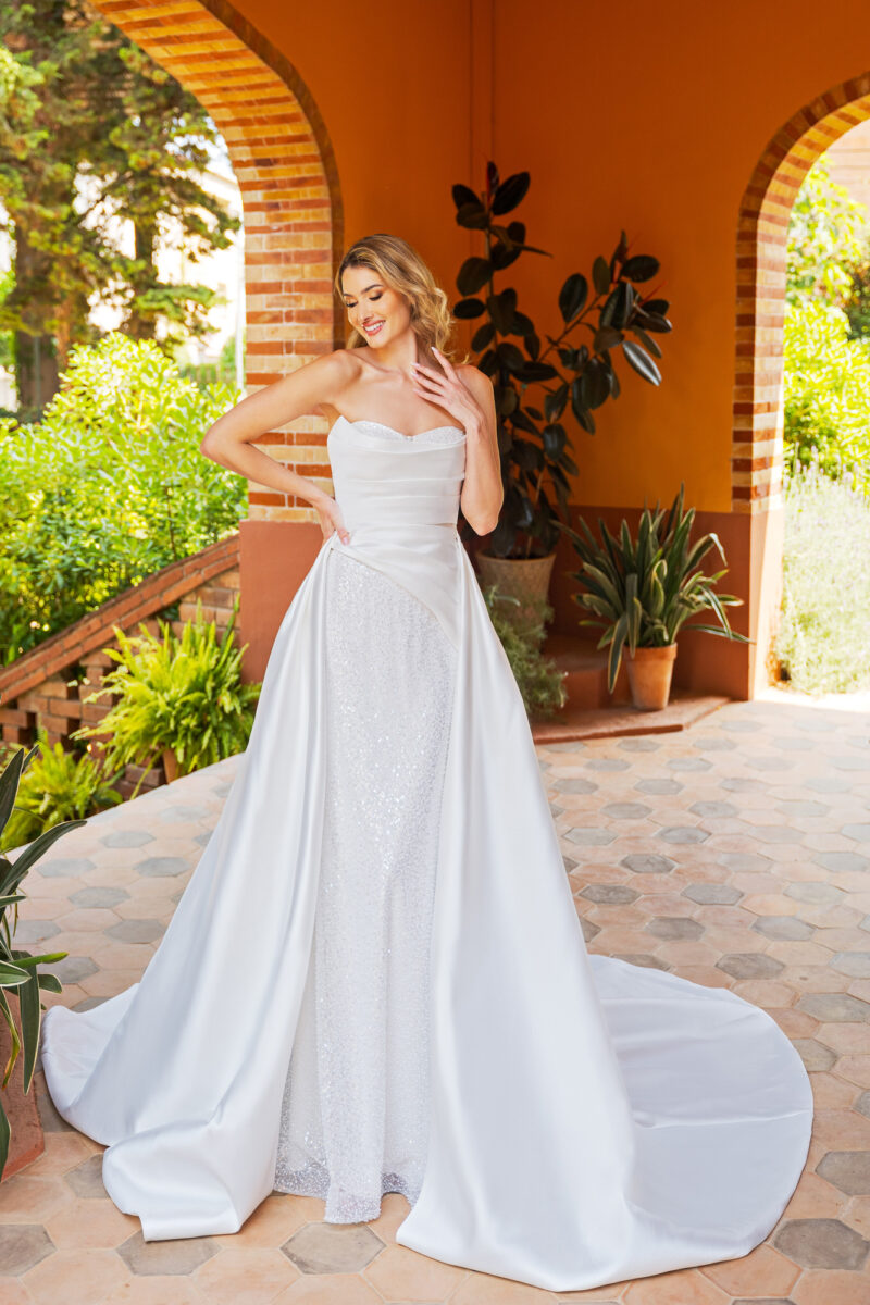 Miss Beautiful Bride Kollektion 2026 Brautkleid Umstandskleid MGB263 (1) Fashion Queen