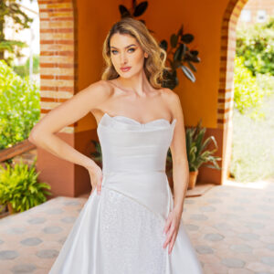 Miss Beautiful Bride Kollektion 2026 Brautkleid Umstandskleid MGB263 (2) Fashion Queen