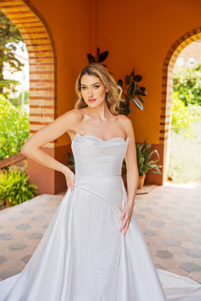 Miss Beautiful Bride Kollektion 2026 Brautkleid Umstandskleid MGB263 (2) Fashion Queen