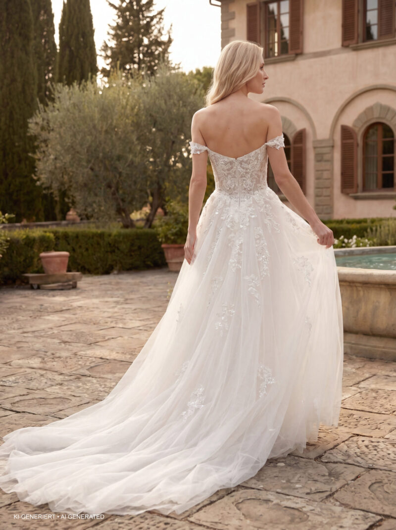 Amera Vera Kollektion 2027 Brautkleid B2618 (4) Fashion Queen