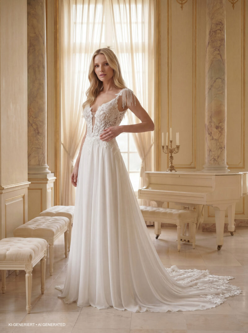 Miss Beautiful Bride Kollektion 2027 Brautkleid MGB277 (1) Fashion Queen
