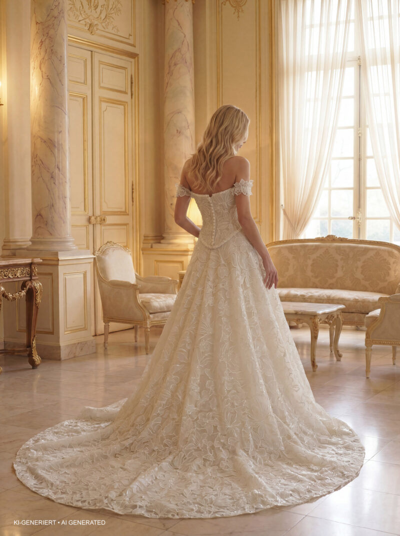 Miss Beautiful Bride Kollektion 2027 Brautkleid MGB281 (3) Fashion Queen