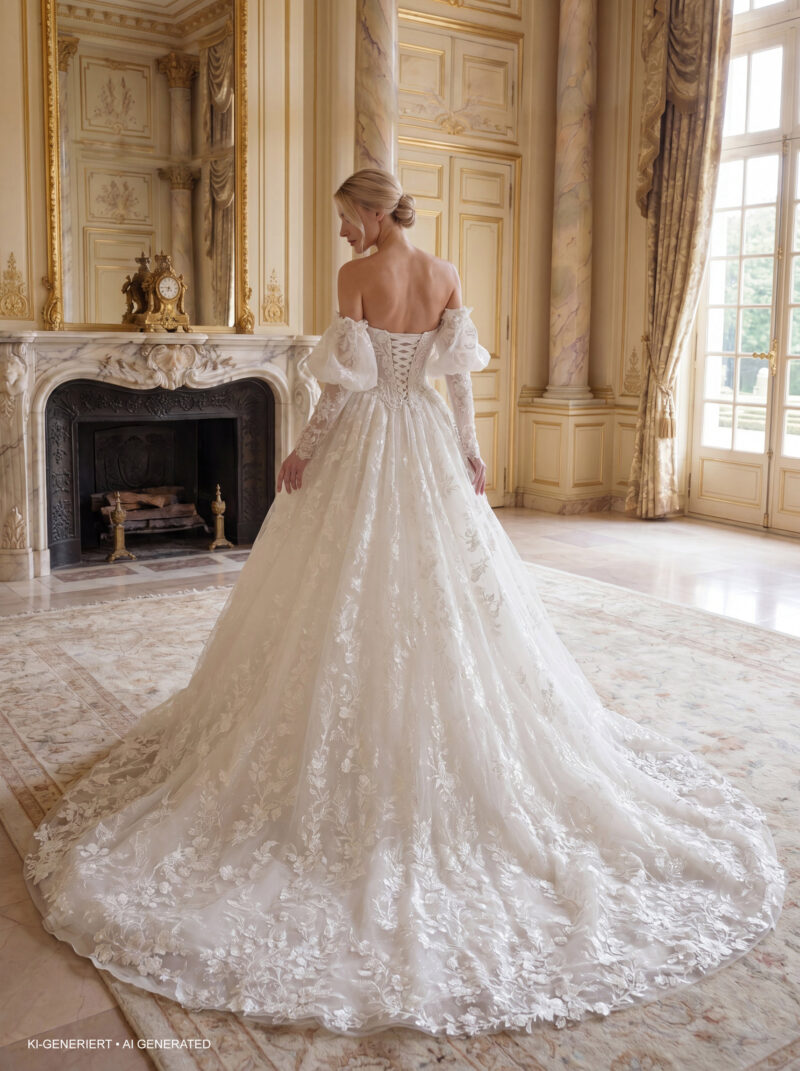 Miss Beautiful Bride Kollektion 2027 Brautkleid MGB282 (3) Fashion Queen