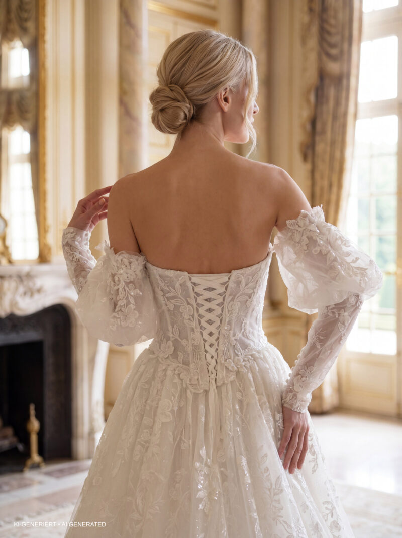 Miss Beautiful Bride Kollektion 2027 Brautkleid MGB282 (4) Fashion Queen