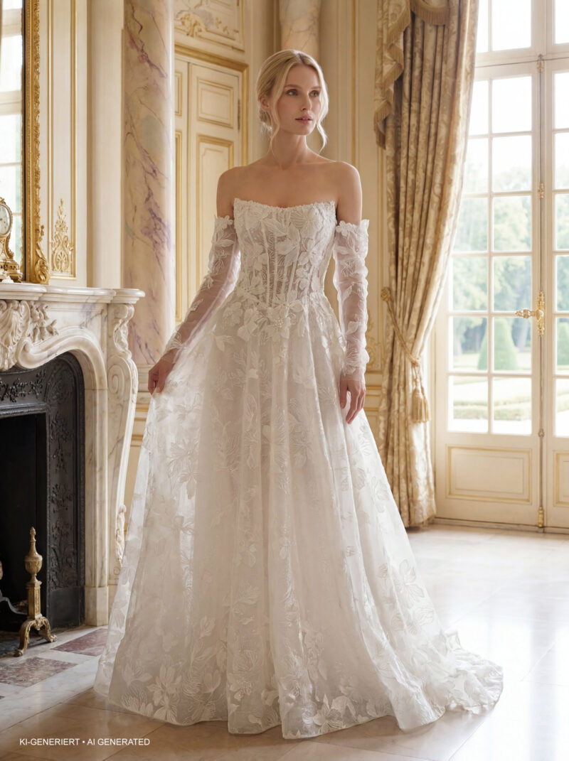 Miss Beautiful Bride Kollektion 2027 Brautkleid MGB286 (1) Fashion Queen