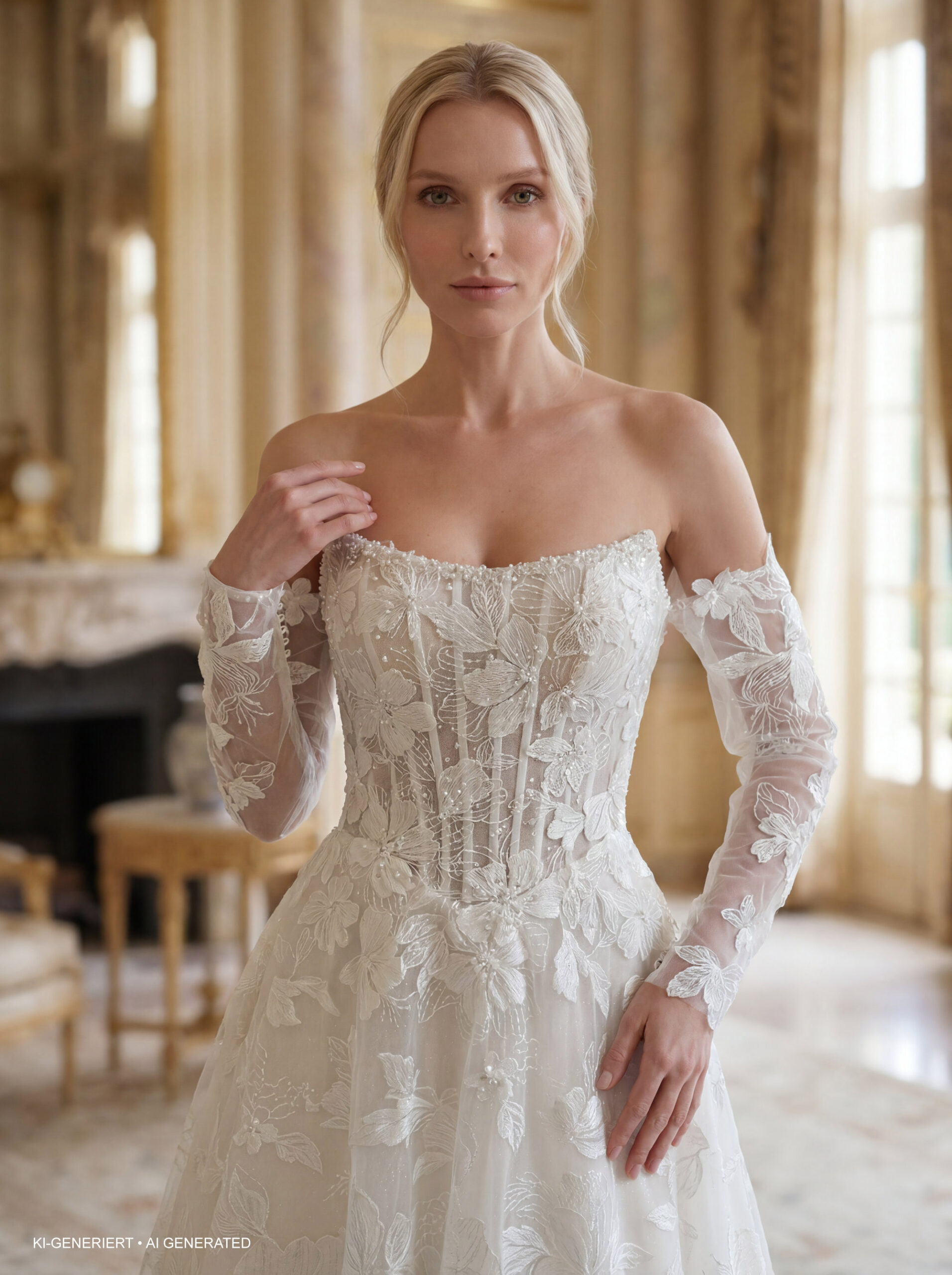 Miss Beautiful Bride Kollektion 2027 Brautkleid MGB286 (2) Fashion Queen