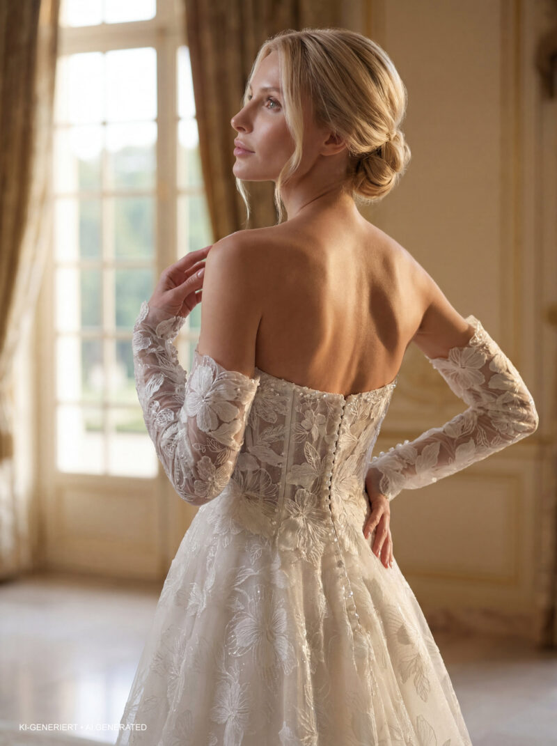 Miss Beautiful Bride Kollektion 2027 Brautkleid MGB286 (4) Fashion Queen