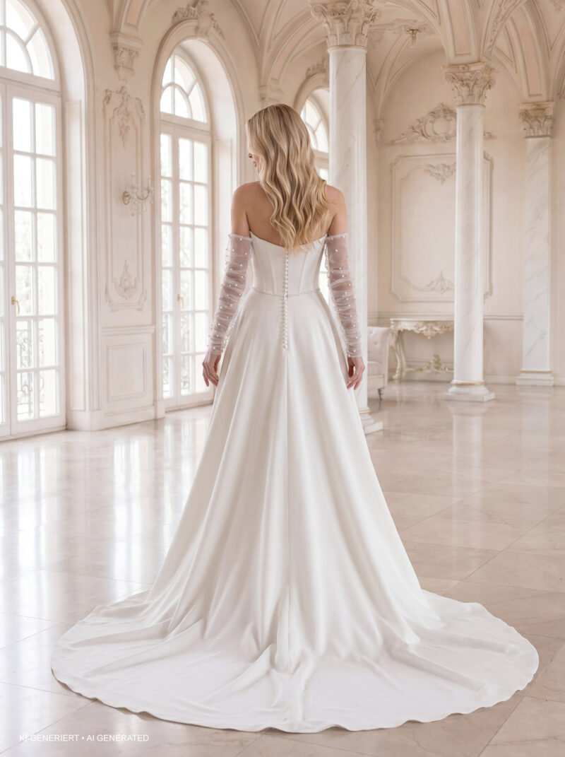 Miss Beautiful Bride Kollektion 2027 Brautkleid MGB291 (3) Fashion Queen