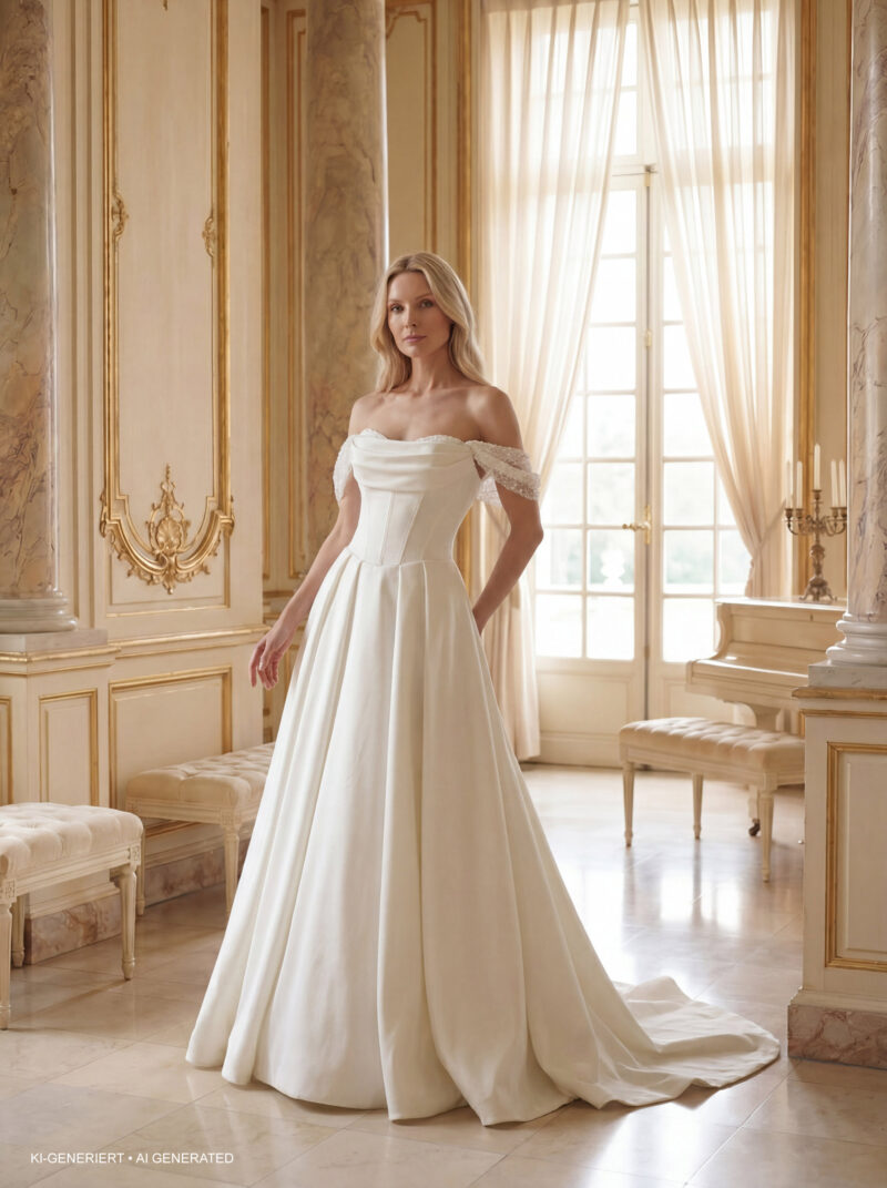 Miss Beautiful Bride Kollektion 2027 Brautkleid MGB292 (1) Fashion Queen