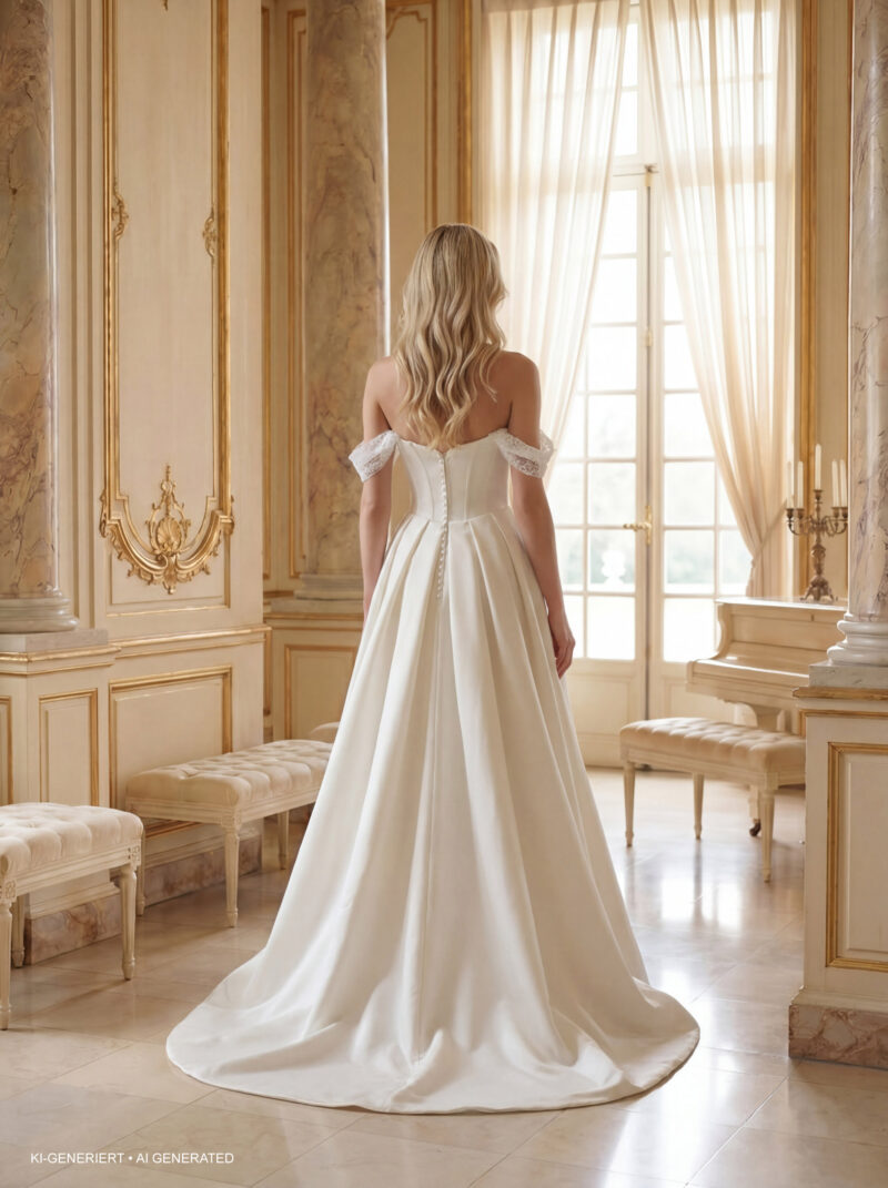 Miss Beautiful Bride Kollektion 2027 Brautkleid MGB292 (3) Fashion Queen