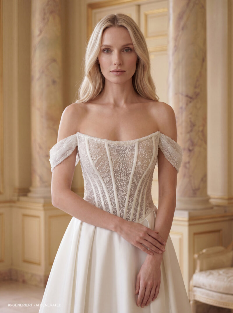 Miss Beautiful Bride Kollektion 2027 Brautkleid MGB293 (2) Fashion Queen