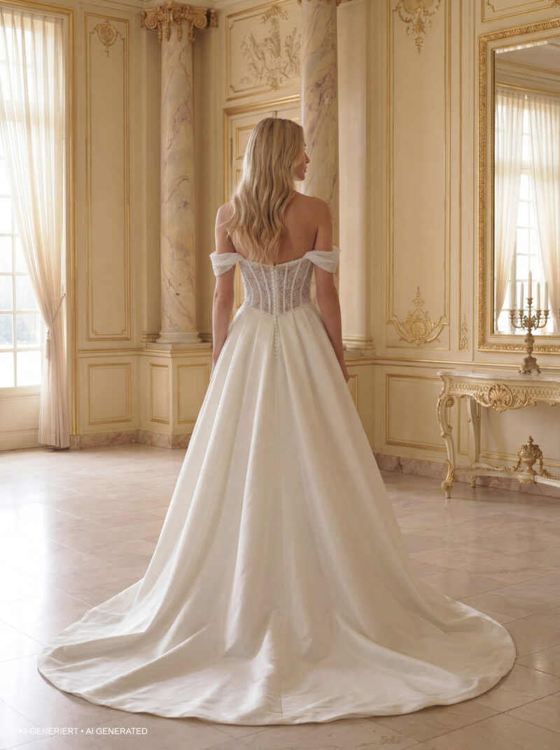 Miss Beautiful Bride Kollektion 2027 Brautkleid MGB293 (3) Fashion Queen