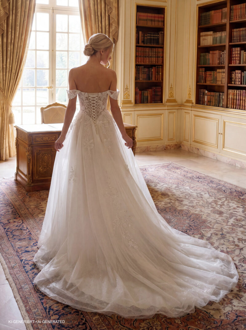 Miss Beautiful Bride Kollektion 2027 Brautkleid MGB299 (3) Fashion Queen