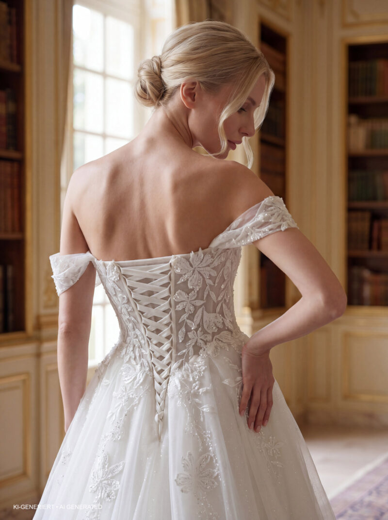 Miss Beautiful Bride Kollektion 2027 Brautkleid MGB299 (4) Fashion Queen