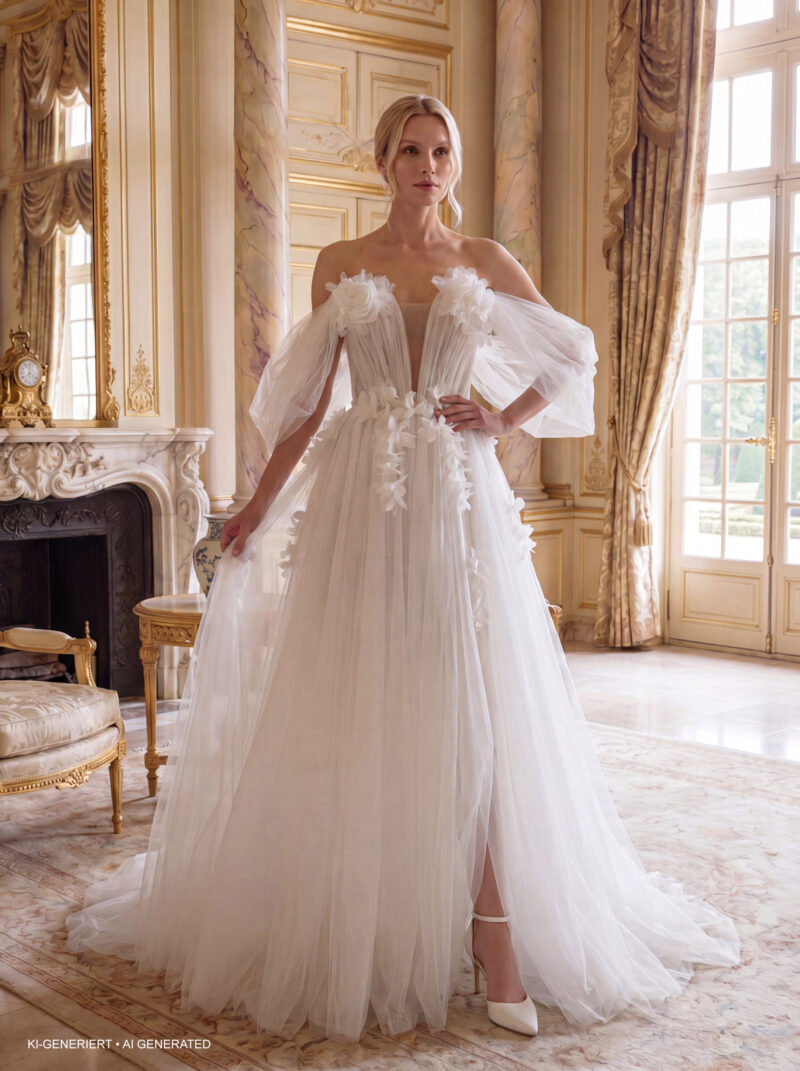 Miss Beautiful Bride Kollektion 2027 Brautkleid MGB302 new (4) Fashion Queen